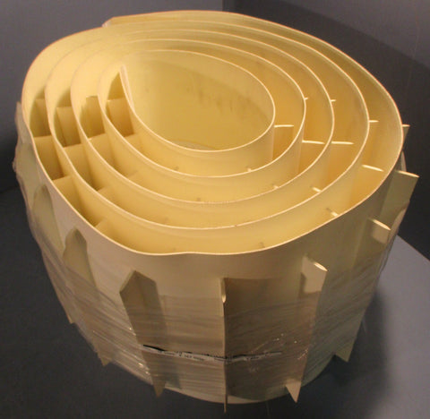 Habasit FMB5EQ Food Conveyor Belt 101/2" W x 1671/2" L 1.6mm Thk