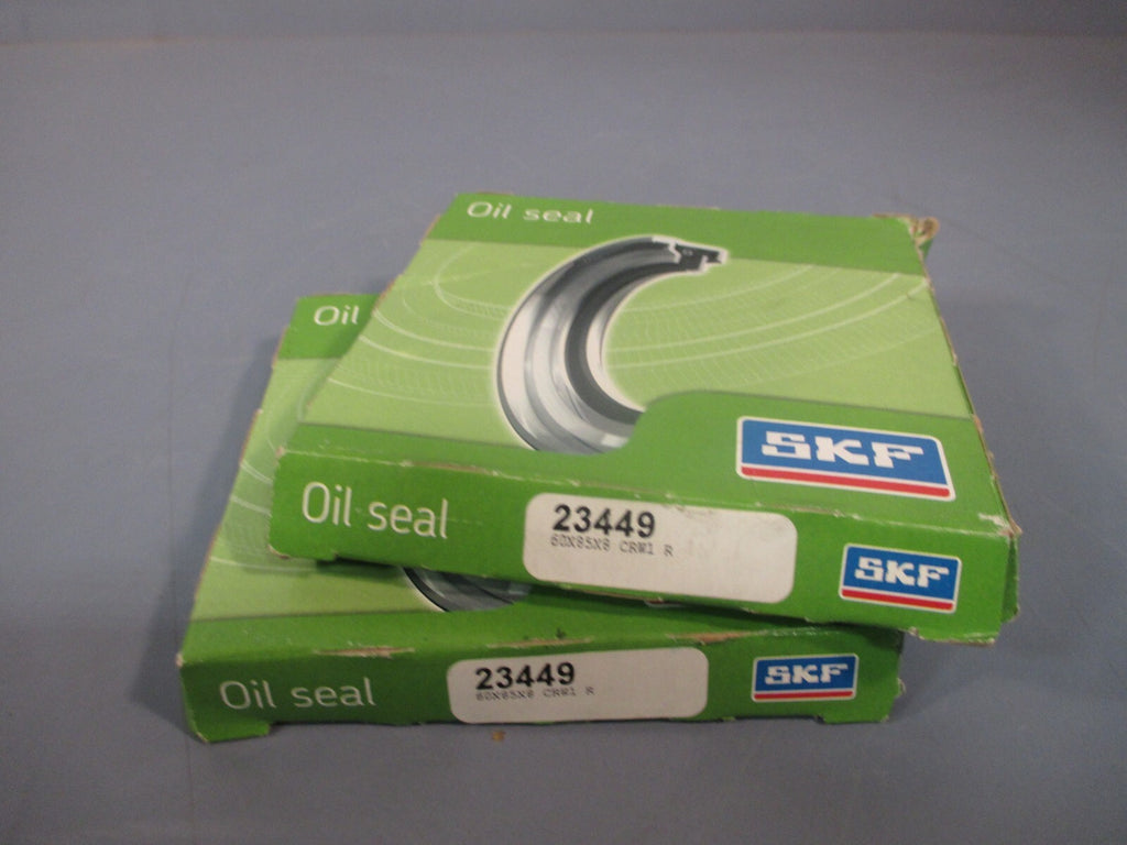Lot of (2) SKF OIL SEAL 60X85X8MM 23449
