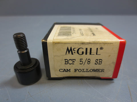 McGill BCF5/8SB Cam Follower Bearing RD .6250" RW 0.438" SD .2500" New!