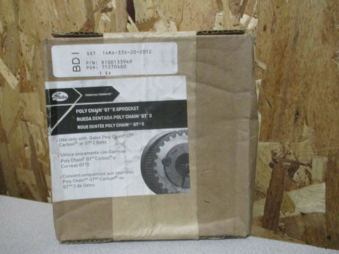 Gates Poly Chain GT 2 Sprocket 14MX33S20 2012