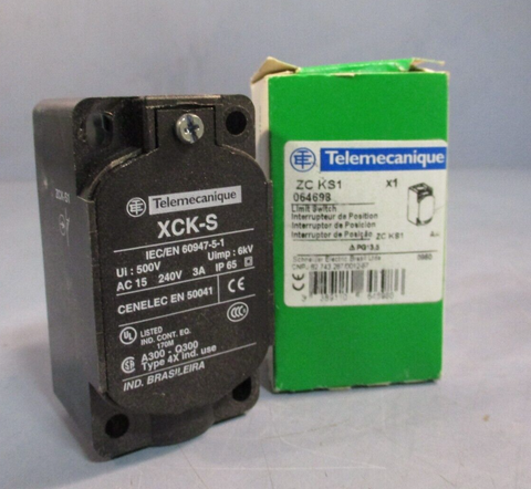 TELEMECANIQUE 064698 Limit Switch 240V, 3A 500V, XCKS