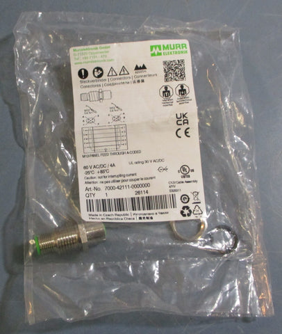 Murrelektronik 7000421110000000 Panel Feed Through ACoded Connector 60VAC/DC