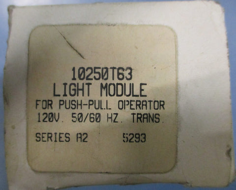(Lot of 3) Eaton Cutler Hammer 10250T63 Light Module PushPull Oper 120V 50/60Hz