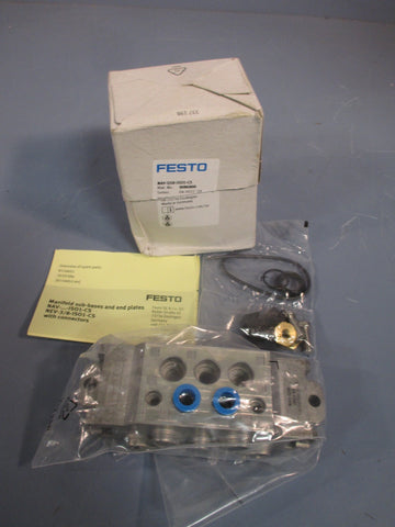 FESTO AIR MANIFOLD SubBase NAVQS8IS01CS 8086800