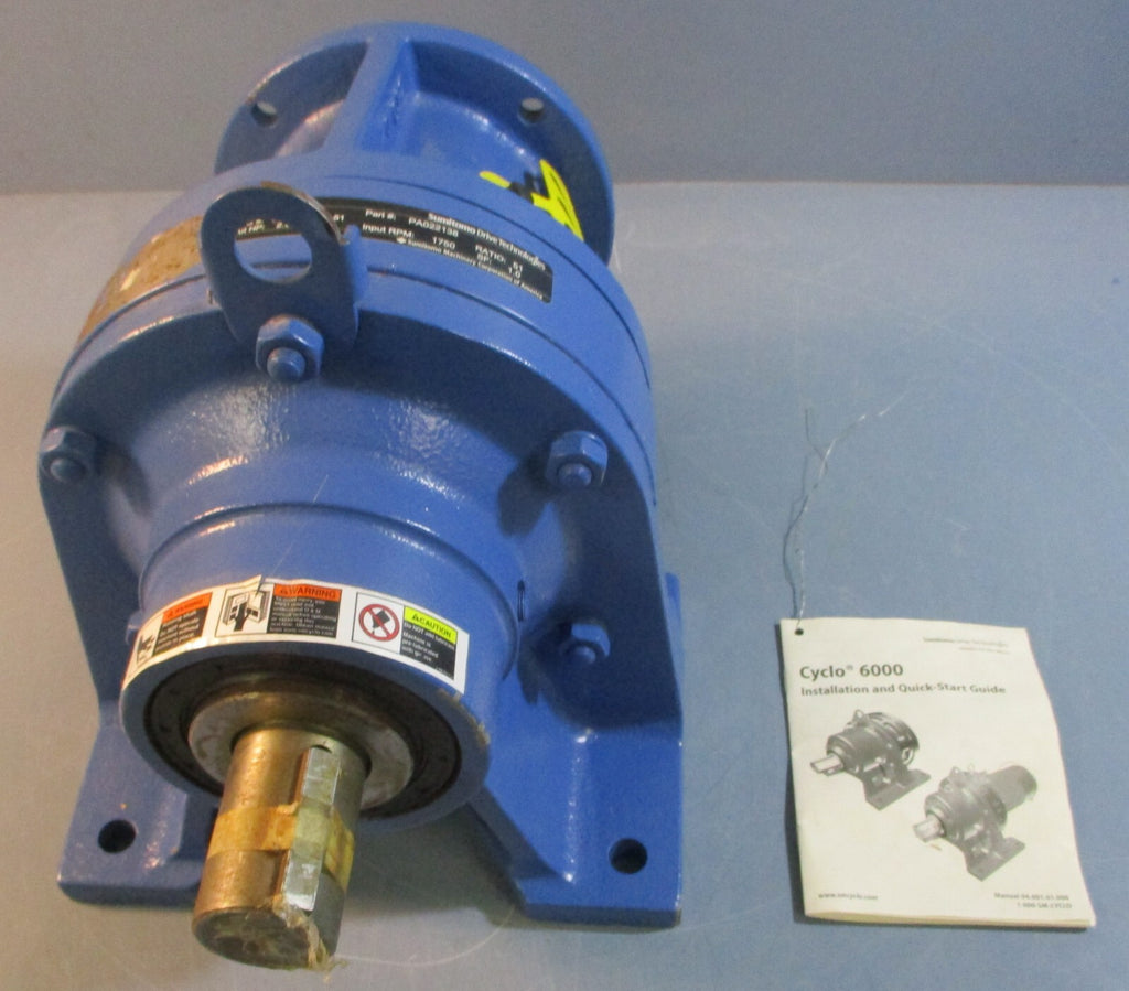 NOS Sumitomo CNHJ-6120Y-51 Gear Reducer PA022138 1750RPM 51:1, 2.31HP Cyclo 6000