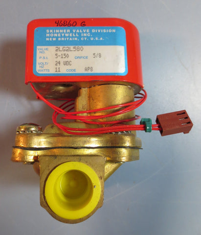 Lancer Honeywell 5/8" Skinner Valve No. 2LG2L580 5150 PSI 24 VDC 11 Watts NWOB