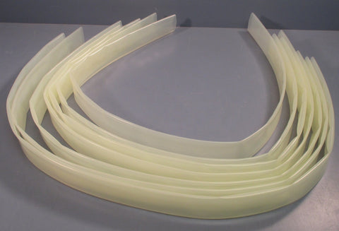 Raychem RNF-100-1-1/2-CL Clear 2:1 Polyolefin Heat Shrink Lot of 7  4ft Lengths