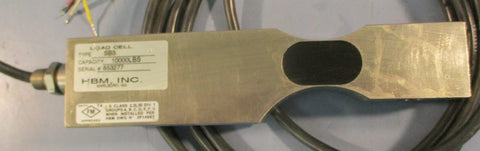 HBM SB3 Load Cell 10000Lbs Capacity Shear Beam Approx 10' Long Cable