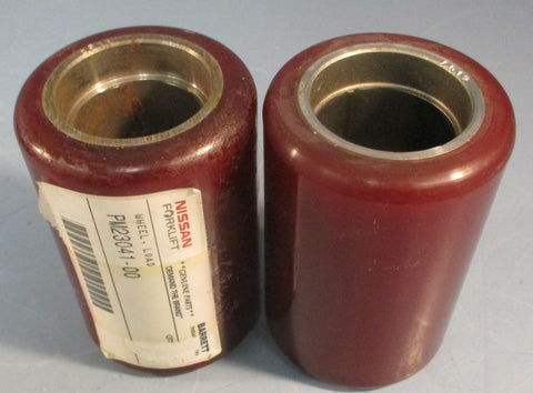 Nissan PM23041-00 Polyurethane Load Wheel for Pallet Jack 3-1/4" x 5" (Lot of 2)