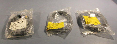 Lot of (3) Turck Picofast PKG 3Z-6/S90 U0067 Snap-On Connection Cordset