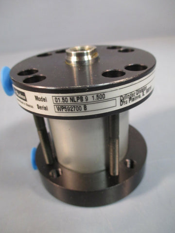 Parker Flat Body Pneumatic Cylinder 250 psi Air 01.50 NLPB9 1.500