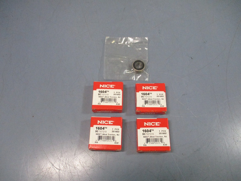 RBC Nice DCTNTG18 1604 Radial Ball Bearing NEW Lot of 4