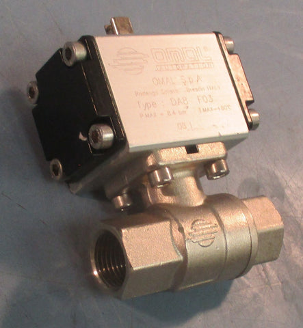 Omal DA8F03 Pneumatic Actuator 8.4 bar Max 80°C Max V101 DN 15 PN 64 DA8-F03