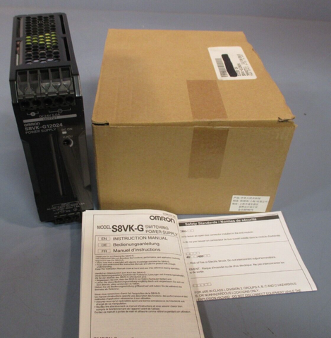 OMRON POWER SUPPLY 10 to 24VAC S8VKG12024