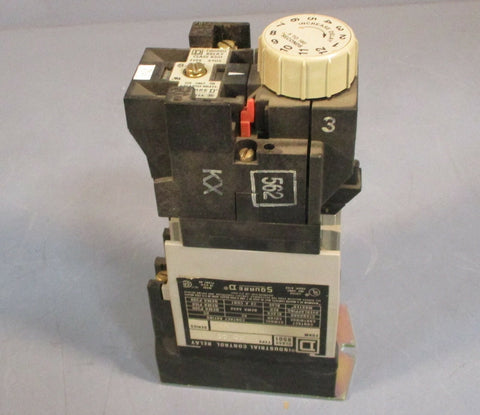 Square D 8501 XO 40 Form HW Series A Control Relay w/ XTD2 Timing Relay