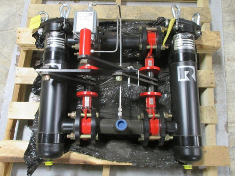 Rosedale Duplex Vessel 1 Cartridge Filter Strainer D4121BSPP1150CENPBDPS