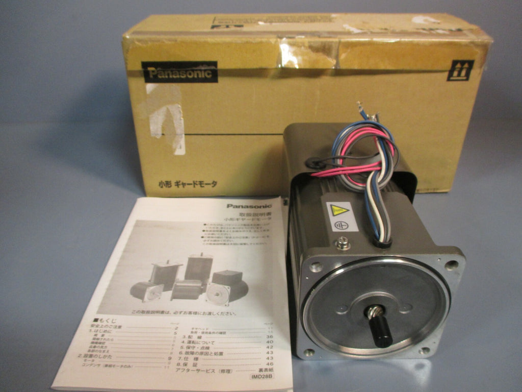 Panasonic Corporation Single Phase Induction Motor 90W 200V 50/60 Hz M91Z90GV4Y
