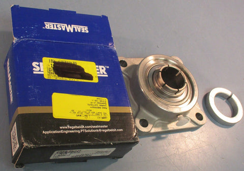 SealMaster CRFS-PN24T Flange Mount Ball Bearing 4-Bolt 1-1/2" Bore 5-1/8" Length