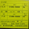 Fanuc A06B-0854-B190 AC Spindle Motor 5.5/7.5kW 1500/8000RPM 32mm Shaft Dia