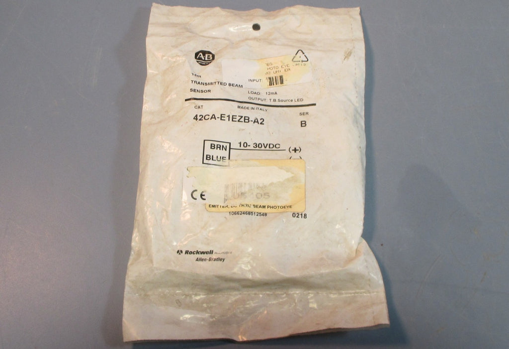 Allen Bradley 42CA-E1EZB-A2 Series B 14m Transmitted Beam Sensor Photoeye