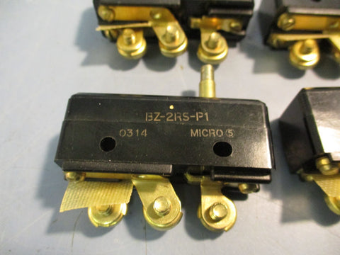 Lot of (6) Honeywell BZ-2RS-P1 Snap Action 15A 125V Micro Switch