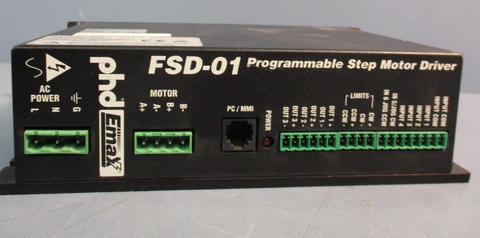 PHD Emax FSD-01 Programmable Step Motor Driver 100-120/200-240V 1.6/0.80A