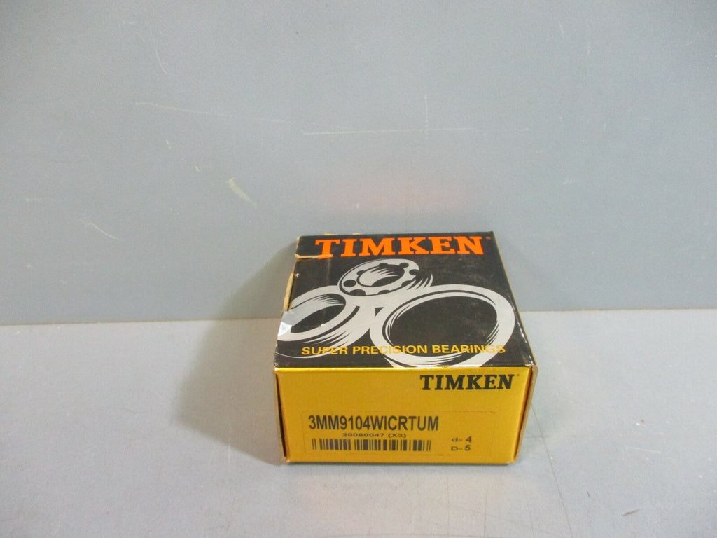 Timken 3MM9104WICRTUM Super Precision Angular Contact Bearing d-4 D-5 NEW