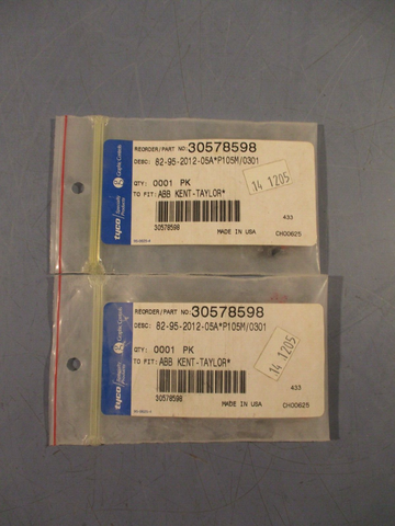 Lot of 2 Tyco/Graphic Controls 8295201205A*P105M/0301 30578598