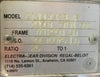 Electra Gear 21ALC1425L/F Gearbox 20:1 Ratio 7712904 1" Shaft Dia NOS