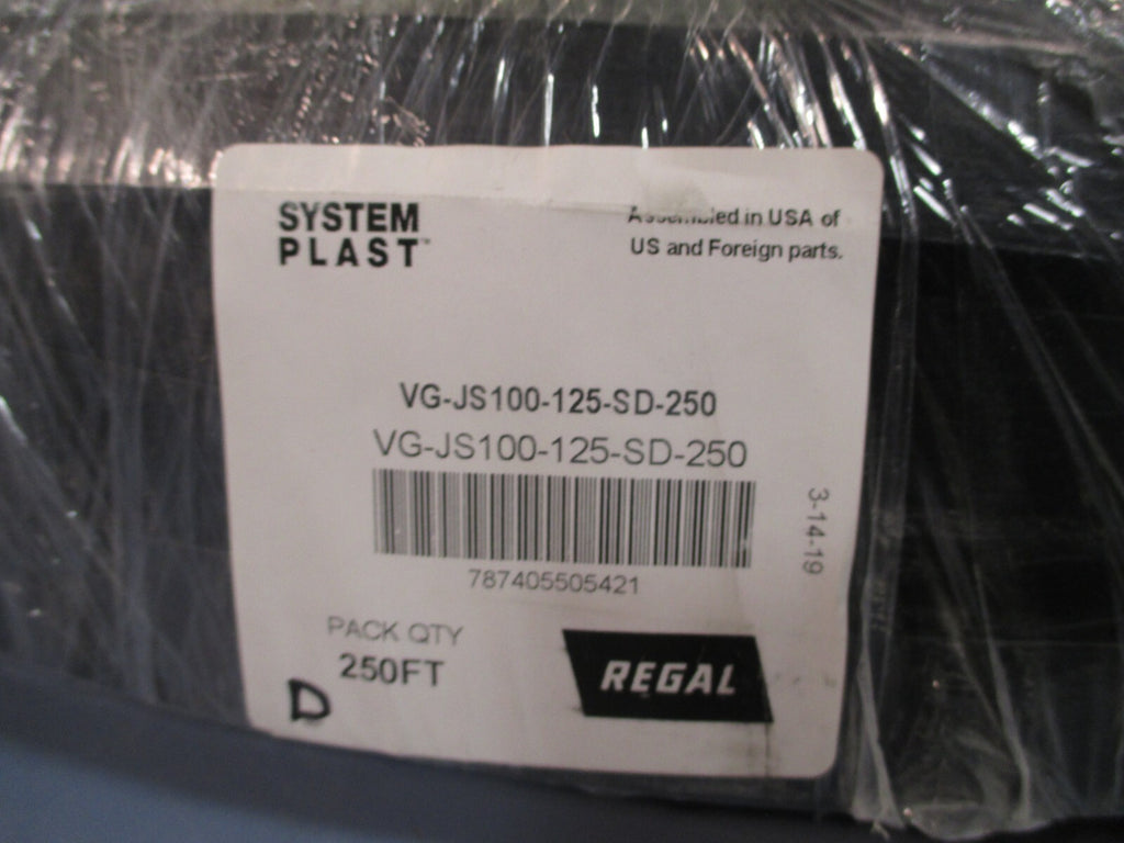 SYSTEM PLAST Flat Top Conveyor Chain Accessory/Guide 250 FT VG-JS100-125-SD-250