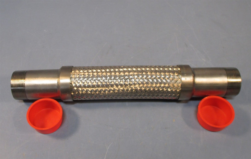 Motion Ind M304/L40WMBTVM050040 14-1/8" Long Stainless Braid Flex Hose New