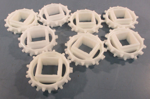 Unbranded Molded Sprocket 1-1/2" Square Bore 12 Tooth (Lot of 8)