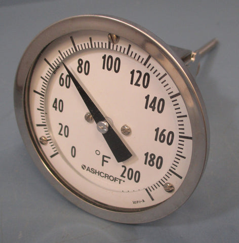 Ashcroft 3" Bimetal Thermometer: 7NA25114004 *NEW*