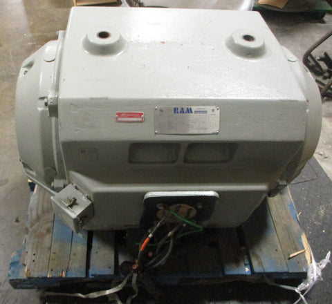 Ram Industries Y3AB31250FBH 3PH AC Motor 500HP 3575RPM 27/8" Shaft Dia NOS
