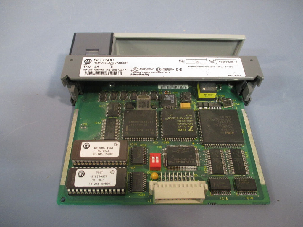 Allen Bradley SLC 500 Remote I/O Scanner Module Frn: 1.0b Ser. B 1747-SN