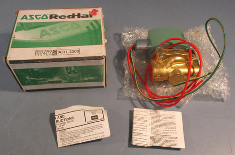 ASCO Redhat 8210G007 Solenoid Valve 1/2" 120/110V 60/50Hz