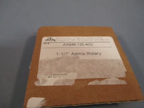 ZM Technologies 1-1/4" Admix Rotary Seal; Rot Face AX648-125-40Q