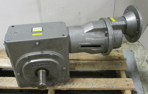 Boston Gear SBKHMRF75280KB9G 80:1 Gear Reducer w/ HMF3-4K-B9-B11 4:1