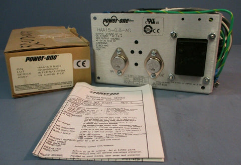 PowerOne A.C. Power Supplies HAA150.8A 12VDC *New Open Box*