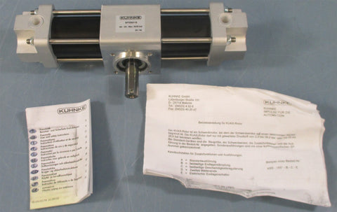 Kuhnke SP7050119 Air Oil : Max 16/25 Bar Rotary Actuator 12 mm Shaft NWOB