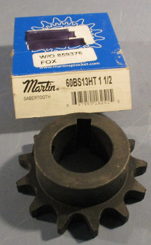 Martin 60BS13HT 1 1/2 Bored To Size Sprocket Sabertooth 13 teeth