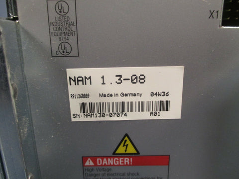 INDRAMAT POWER SUPPLY LINE FORMER MODULE NAM 1.3-08