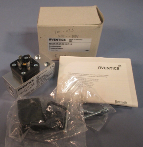 Aventics Pneumatic Pressure Switch, 0.216 bar R412010718