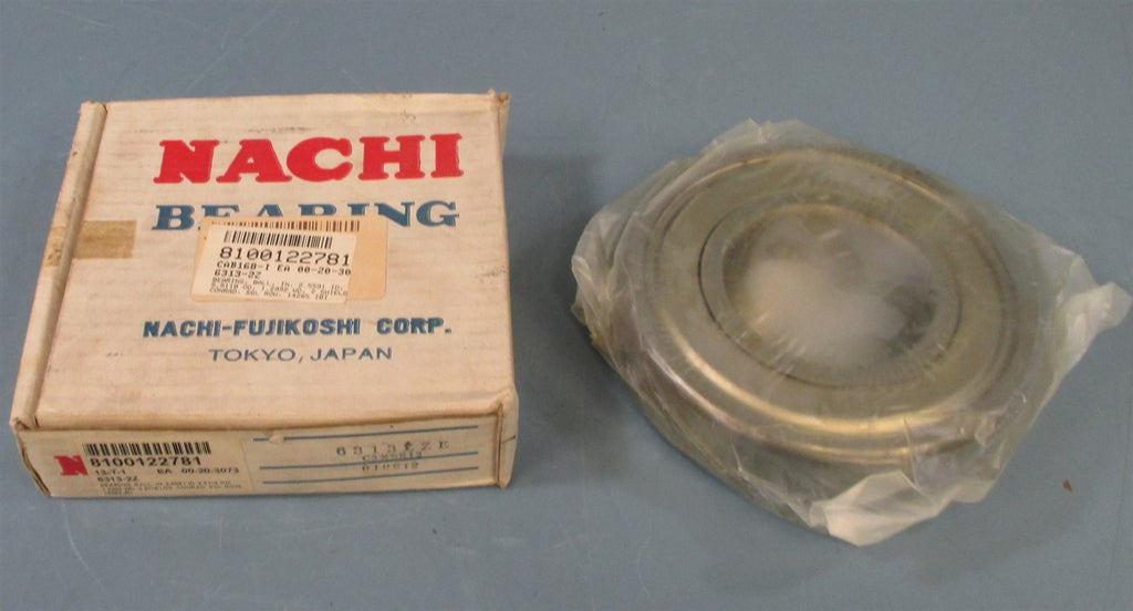 Nachi Bearing 6313ZZE 65 x 140 x 33mm Shielded Ball Bearing NIB