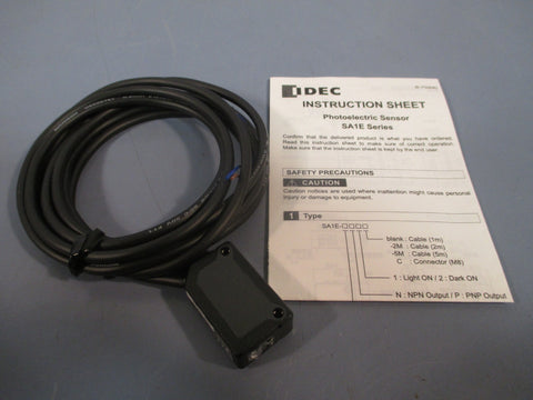 IDEC PHOTOELECTRIC SENSOR SA1E-TP1P-2M