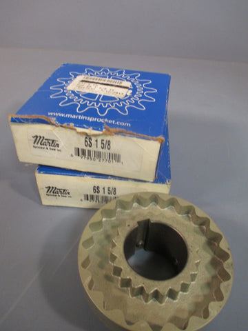 Lot of 2 Martin SFlex Coupling Flange,15/8"ID 6S15/8