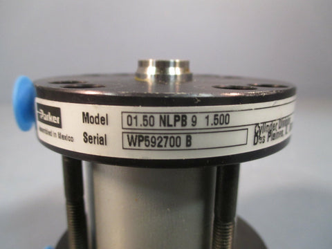 Parker Flat Body Pneumatic Cylinder 250 psi Air 01.50 NLPB9 1.500