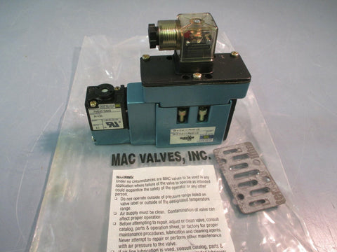 MAC Valves, Inc Solenoid Valve MVA1CA111PM501JG w/PME501DAAG
