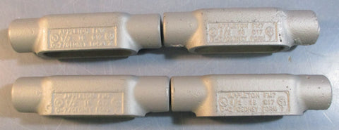 Appleton FM7 Conduit Body C17 0Z/Gedney Form 7 53/8"L  3/4" Bore (Lot of 4)