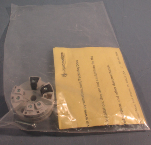 PYROMATION INC T31385US(50150)F PT100 Temperature Transmitter RTD Sensor